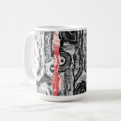 Mug – Abstract Land Koffiemok (Voorkant links)