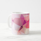 Mug Abstract low poly background, geometry triangle, m (Devant gauche)