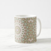 Mug Abstract modern mosaic kaleidoscopic (Devant droit)