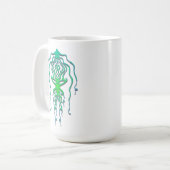 Mug Abstract Octopus Tribal Squid Tattoo Design (Devant gauche)