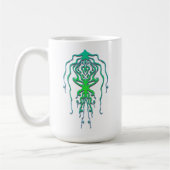 Mug Abstract Octopus Tribal Squid Tattoo Design (Gauche)