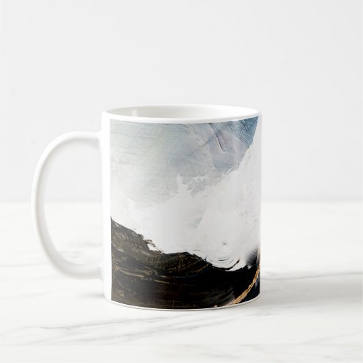 Mug Abstract oil texture background. Paint on canvas. (Gauche)
