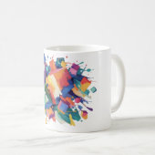 Mug Abstract Paint Collision (Devant droit)