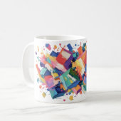 Mug Abstract Paint Collision (Devant gauche)