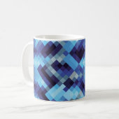 Mug  abstract pixel pattern background pixel,abstract, (Devant gauche)