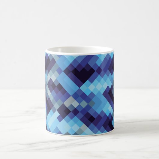 Mug  abstract pixel pattern background pixel,abstract, (Centre)