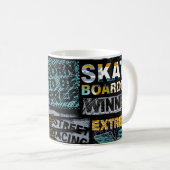 Mug Abstract seamless grunge pattern. Urban style mode (Devant droit)