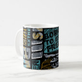 Mug Abstract seamless grunge pattern. Urban style mode (Devant gauche)