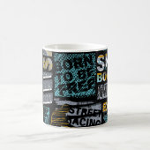 Mug Abstract seamless grunge pattern. Urban style mode (Centre)