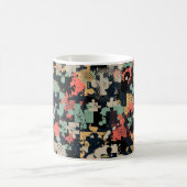 Mug Abstract seamless puzzle pattern with puzzle, squa (Centre)