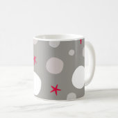 Mug Abstract seamless vintage pattern on grey backgrou (Devant droit)