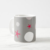 Mug Abstract seamless vintage pattern on grey backgrou (Devant gauche)