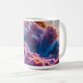 Mug Abstract Space Nebula Art - Colorful Cosmic (Devant droit)