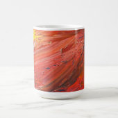 Mug Abstract Vertical Gesture in Red (Centre)