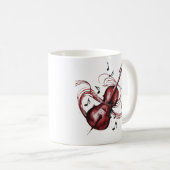 Mug abstract violin  (Devant droit)