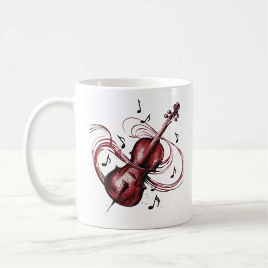Mug abstract violin  (Gauche)