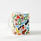 Mug abstraction de style moderne avec composition (Devant gauche)