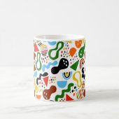Mug abstraction de style moderne avec composition (Centre)