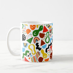 Mug abstraction de style moderne avec composition