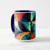 Mug abstraction graphique (Devant gauche)