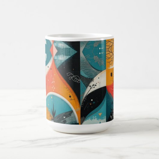 Mug abstraction graphique (Centre)