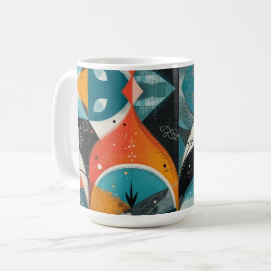 Mug abstraction graphique (Devant gauche)