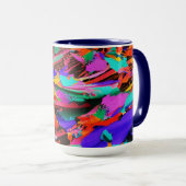 Mug Abstraction haute tension (Devant droit)