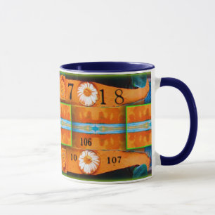 Mug Abstraction orange