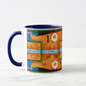 Mug Abstraction orange (Gauche)