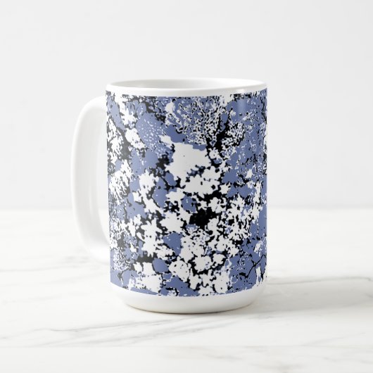 Mug Abstraction Tache Bleue (Devant gauche)