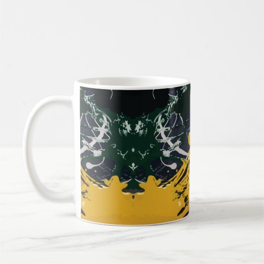 Mug Abstractions colorées : Flashs et lignes (Gauche)