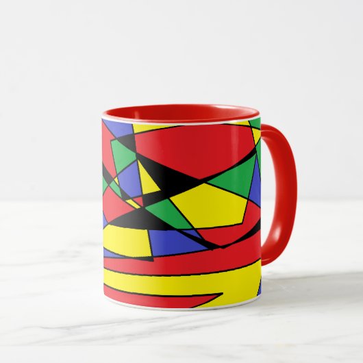 Mug Abstrait (Devant droit)