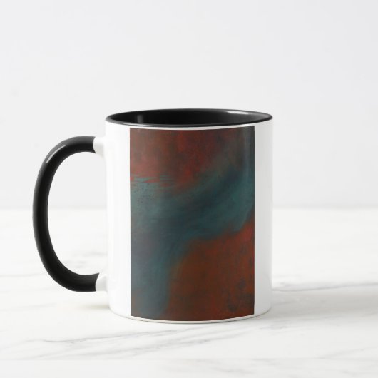 Mug Abstrait 1 : rouges et bleus (Gauche)