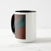 Mug Abstrait 1 : rouges et bleus (Devant gauche)