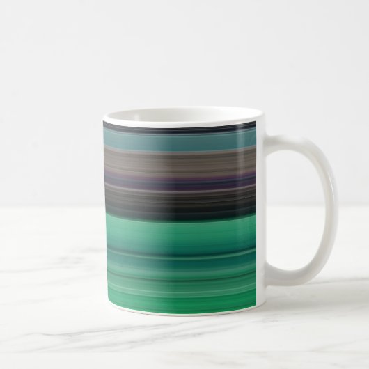 Mug Abstrait #1 : Vert et gris (Droite)