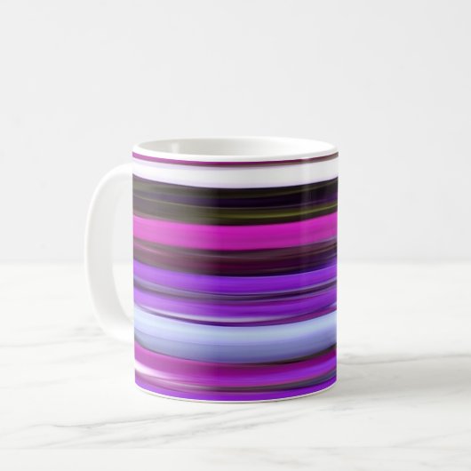 Mug Abstrait #2 : Flou pourpre (Devant gauche)