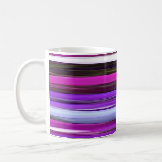 Mug Abstrait #2 : Flou pourpre (Gauche)
