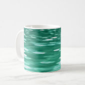 Mug Abstrait #3 : Shimmer vert (Devant gauche)