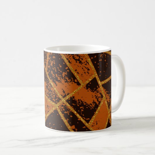 Mug Abstrait #944 Brown (Devant droit)