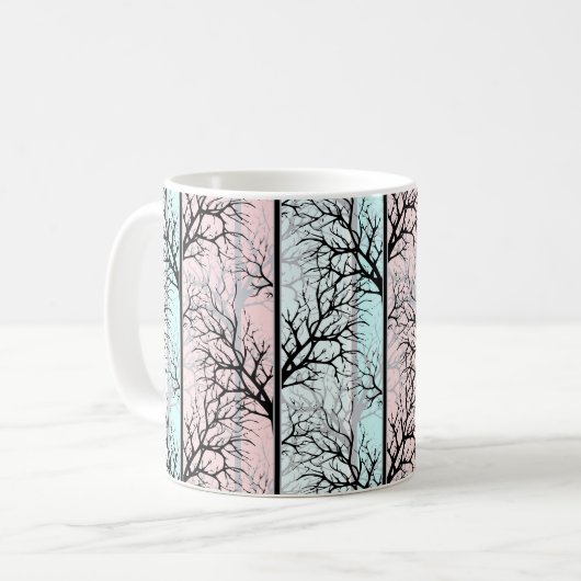 Mug Abstrait, arbres (Devant gauche)