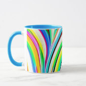Mug Abstrait Arc-en-ciel à perches marbrées (Gauche)