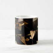 Mug Abstrait arrière - plan de cristal triangle. (Centre)