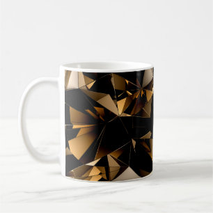 Mug Abstrait arrière - plan de cristal triangle.