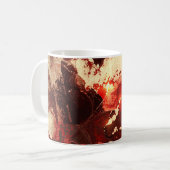 Mug Abstrait arrière - plan en marbre. (Devant gauche)