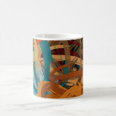 Mug abstrait arrière - plan psychédélique de couleur c (Centre)