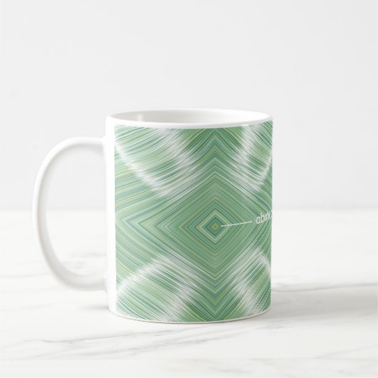 Mug Abstrait arrière - plan sans faille. Plusieurs lig (Gauche)