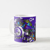 Mug Abstrait BALI Gecko (Devant gauche)