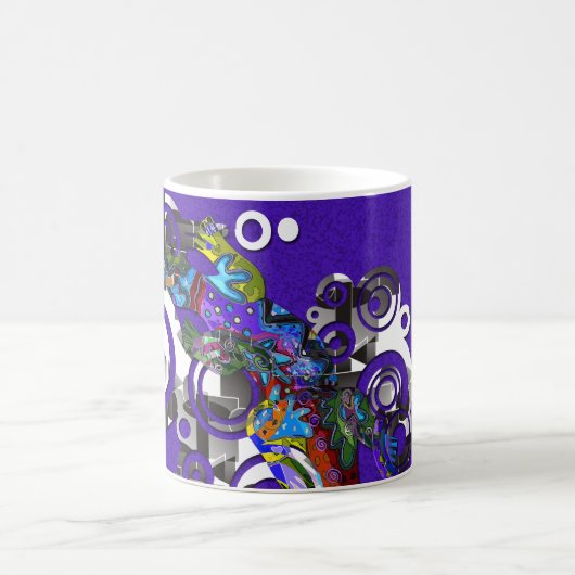 Mug Abstrait BALI Gecko (Centre)