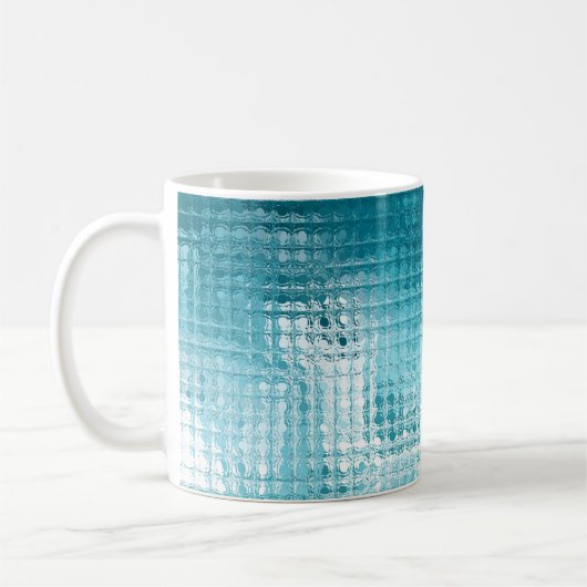 Mug Abstrait beau bleu élégant arrière - plan (Gauche)