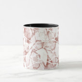 Mug abstrait beige blanc moderne et élégant (Centre)